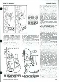SERVICE MANUAL
Briggs & Stratton
Fig. B36-Views 
showing
methods 
of 
connecting
remote 
throttie 
controis.
When controi iev
