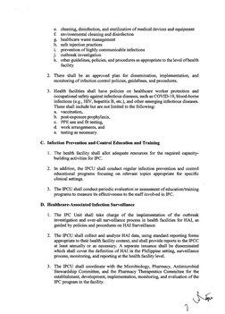 AO 2022 0051 Revised National Policy On Infection Prevention and ...
