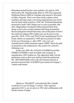 Hirachand started Premier Auto-mobiles Ltd. (pal) in 1942, 
followed by Mr. Ghanshyamdas Birla in 1942 who registered 
Hindus