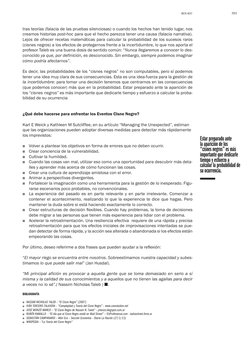 BCN 837
391
tras teorías (falacia de las pruebas silenciosas) o cuando los hechos han tenido lugar, nos 
creamos historias po