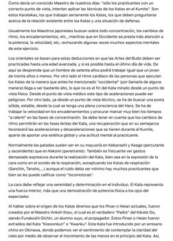Como decía un conocido Maestro de nuestros días: "sólo los practicantes con un
correcto punto de vista, intentan aplicar las