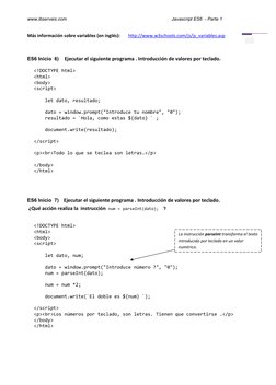 Ejercicios Resueltos de JavaScript ES6 | PDF | Script Java | Red mundial