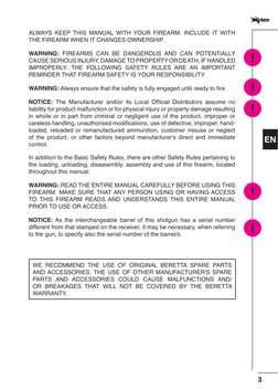 A400 Users Manual | PDF | Firearms | Cartridge (Firearms)