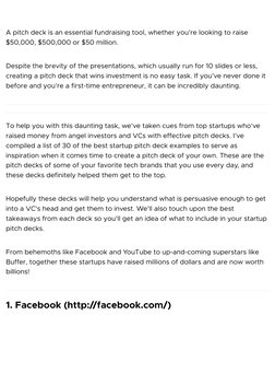 30 Legendary Startup Pitch Decks and What You Can Learn From Them | PDF ...