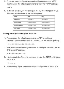 Configuring VPCS in GNS3 | PDF | Ip Address | Network Switch