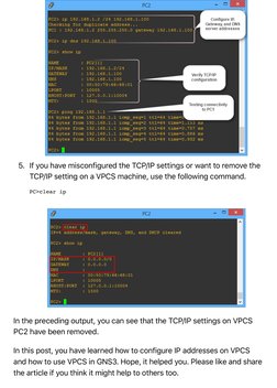 Configuring VPCS in GNS3 | PDF | Ip Address | Network Switch
