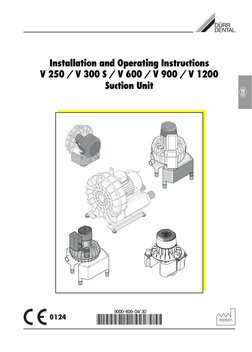 Dürr Dental Suction Unit Manual | PDF | Mains Electricity | Ac Power ...