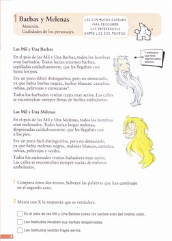 Vacaciones Santillana 2º Primaria Comprension Lectora | PDF