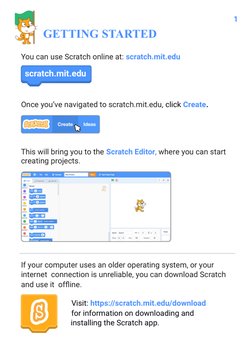This will bring you to the Scratch Editor, where you can start  
creating projects.
If your computer uses an older operating