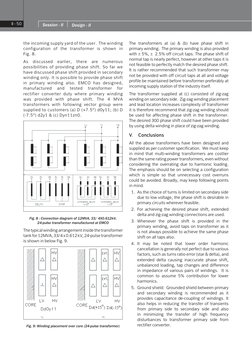 Session - II 
II - 50
 Design - II
the incoming supply yard of the user.  The winding 
configuration of the transformer is sh