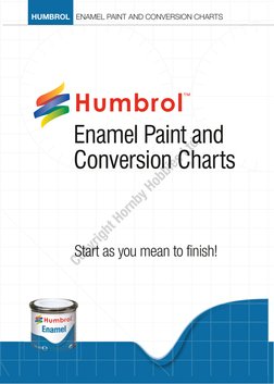 Humbrol Enamel Paint Color Chart | PDF | Blue | Green