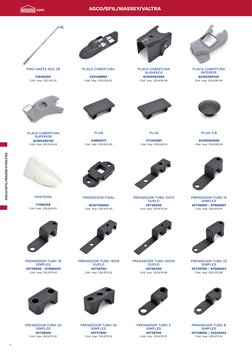 AGCO/SFIL/MASSEY/VALTRA
AGCO/SFIL/MASSEY/VALTRA
PINO HASTE AÇO ZB
PLACA COBERTURA 
PLACA COBERTURA 
ALAVANCA
PLACA COBERTURA