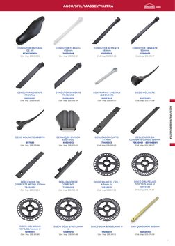 AGCO/SFIL/MASSEY/VALTRA
AGCO/SFIL/MASSEY/VALTRA
CONDUTOR ENTRADA 
DE AR
CONDUTOR FLEXÍVEL 
455mm
CONDUTOR SEMENTE 
461mm 
CON