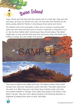 S
w
a
n
 
Is
la
nd
4
1
Hugo, Charlie and Jack lived with their parents next to a large lake. Hugo and Jack 
were boys, of cou