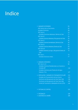 Indice
03
>  UNIDADES EXTERIORES 
05
06
08
14
17
29
35
45
46
52
59
69
70
73
77
VRV, Historia de su Crecimiento
Unidades Exter