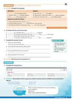Speak Your Mind Level 1 Student Book | PDF