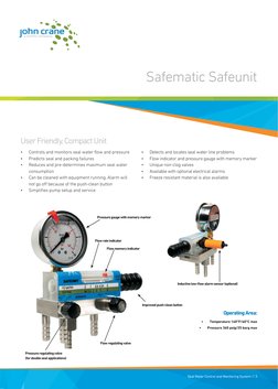 John Crane Safe Unit Seal Support System | PDF | Water | Pump