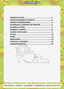 fotos do boneco pronto..................................4
sumário
Sobre o personagem.........................................