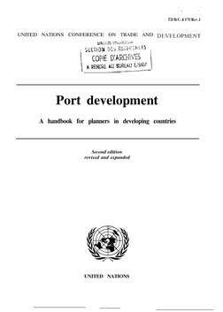 Private Equity 第二版 Port Development Handbook for Planners | PDF | Cargo