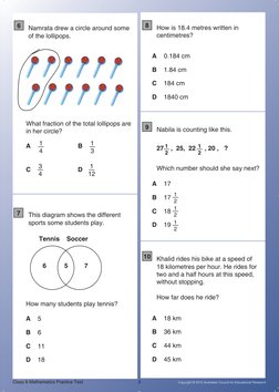 IBT Practice Test Grade 6 Maths | PDF | Teaching Mathematics
