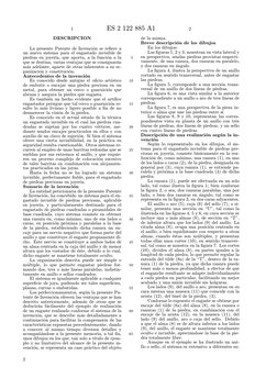 1
ES 2 122 885 A1
2
DESCRIPCION
La presente Patente de Invenci´on se reﬁere a
un nuevo sistema para el engastado invisible de