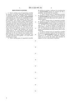 5
ES 2 122 885 A1
6
REIVINDICACIONES
1. Nuevo sistema para el engastado invisible
de piedras en joyer´ıa, aplicable espec´ıﬁc