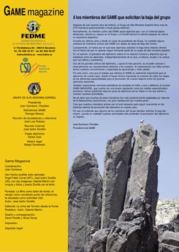 A los miembros del GAME que solicitan la baja del grupo
Después de casi sesenta años de historia, el Grupo de Alta Montaña Es