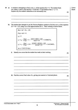 CGP A-Level Mathematics Edexcel Practice Exam Papers | PDF
