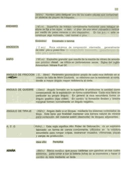 10
(Mín)   Nombre para designar uno de los cuatro piques que componen 
un sistema de piques de traspaso.
ANDAMIO