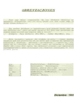 ABREVIACIONES
Para  una mejor  comprensión  de los términos técnicos es
necesario diferenciar uno de otro, pues con una misma