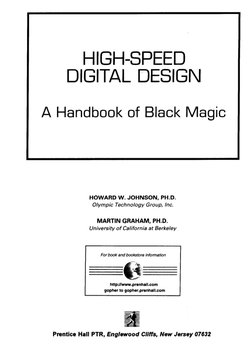 High-Speed Digital Design - A Handbook of Black Magic | PDF
