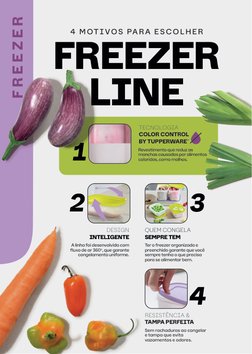 F R E E Z E R
FREEZER  
LINE
4  M OT I VO S  PA R A E S C O L H E R
DESIGN 
INTELIGENTE 
A linha foi desenvolvida com 
fluxo