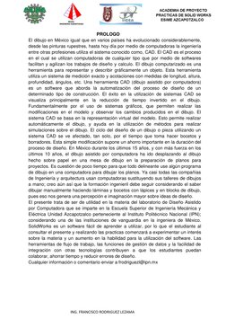 ING. FRANCISCO RODRIGUEZ LEZAMA 
 
                                                      PROLOGO 
El dibujo en México igual