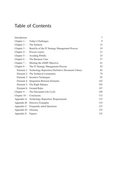 Table of Contents 
Introduction  
7
Chapter 1 –  Today’s Challenges 
9
Chapter 2 –  The Solution 
15
Chapter 3 –  Benefits of