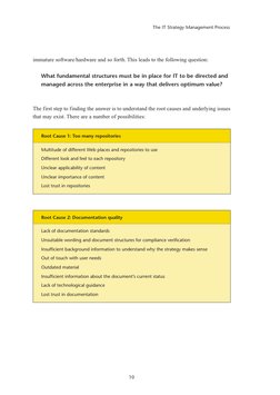 immature software/hardware and so forth. This leads to the following question: 
What fundamental structures must be in place