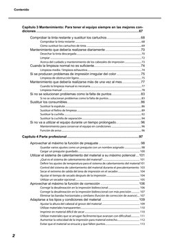 Contenido
2
Capítulo 3 Mantenimiento: Para tener el equipo siempre en las mejores con-
diciones..............................