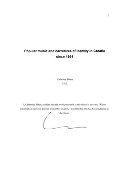 Catherine Baker Final Thesis - Popular Music and Narratives of ...