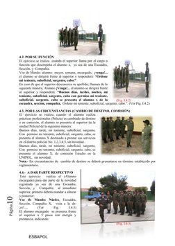 ESBAPOL
Página10	
4.2. POR SU FUNCIÓN
El ejercicio se realiza  cuando el superior llama por el cargo o
función que desempeña