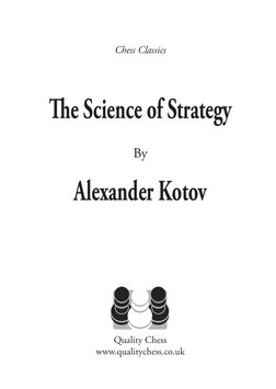 (http://www.qualitychess.co.uk/)Chess Classics
The Science of Strategy (http://www.qualitychess.co.uk/products/2/339/the_sci