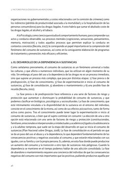 46
3. Factores psicológicos en las adicciones
organizaciones no gubernamentales y costes relacionados con la comisión de crím