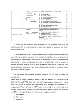 positiva a pesar de la
adversidad
y
los
sentimientos
negativo
s.
•
Son
visionarias
y optimistas.
13. Pienso que las cosas que