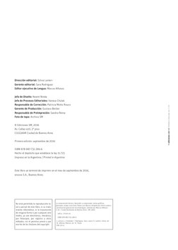 © ediciones sm S.A. Prohibida su fotocopia. Ley 11.723
Dirección editorial: Silvia Lanteri
Gerente editorial: Sara Rodríguez