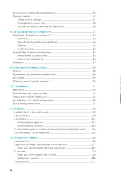 © ediciones sm S.A. Prohibida su fotocopia. Ley 11.723
6
Pautas sobre la índole del material textual.........................