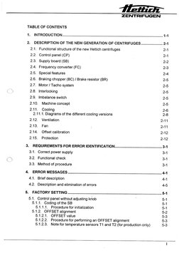 TABLE OF CONTENTS
1. INTRODUCTION............................................................................................