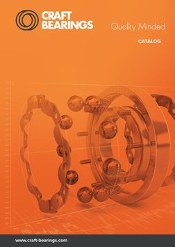 Craft Bearings Catalog Overview | PDF | Bearing (Mechanical