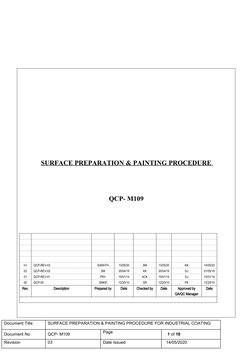 Industrial Coating Surface Prep Guide | PDF | Paint | Abrasive