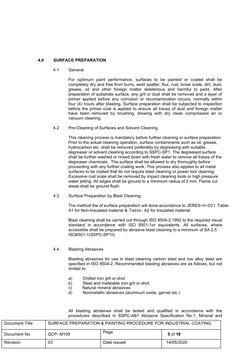 Industrial Coating Surface Prep Guide | PDF | Paint | Abrasive