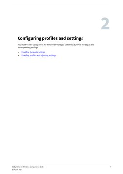 Atmos Driver Configuration Dolby Atmos For Windows: Configuration Guide | PDF | Equalization ...