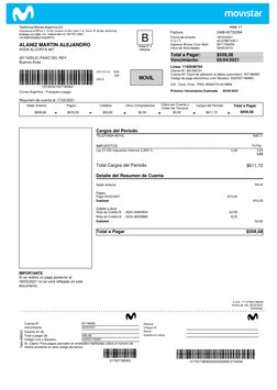 HOJA  1/ 7
IMPORTANTE
Si se realizó un pago posterior al
18/03/2021 no se verá reflejado en este
documento.
C.A.E.: 7112746