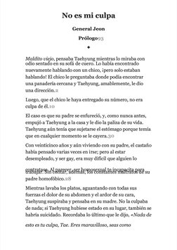  
No es mi culpa
No es mi culpa 
General Jeon
General Jeon 
Prólogo
Prólogo93
93 
✦ 
 Maldito viejo
 Maldito viejo, pensaba T